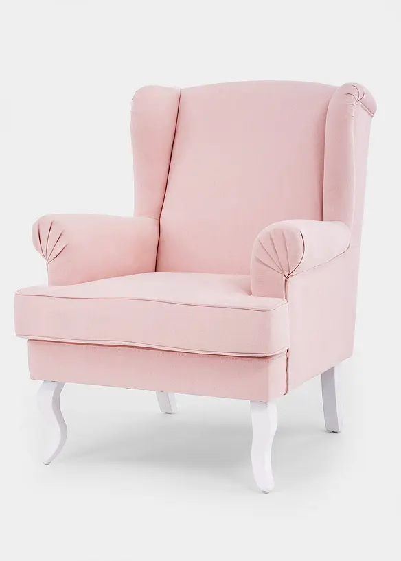 Ohrensessel in rosa von vorne - bonprix