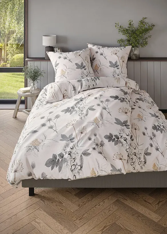 Linon-Bettwäsche in beige (Ambiente) - bonprix