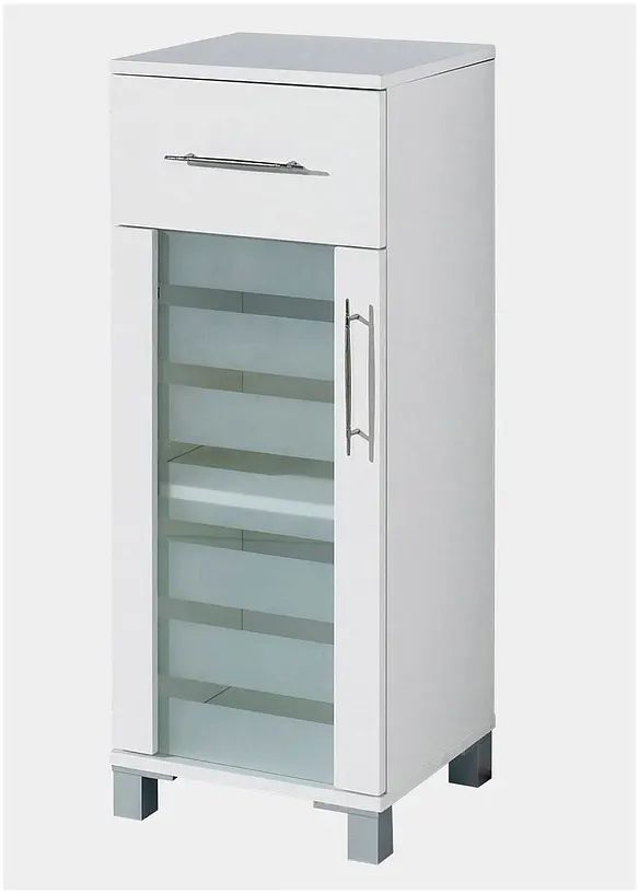 Badezimmer Schrank stehend in weiß von vorne - bonprix