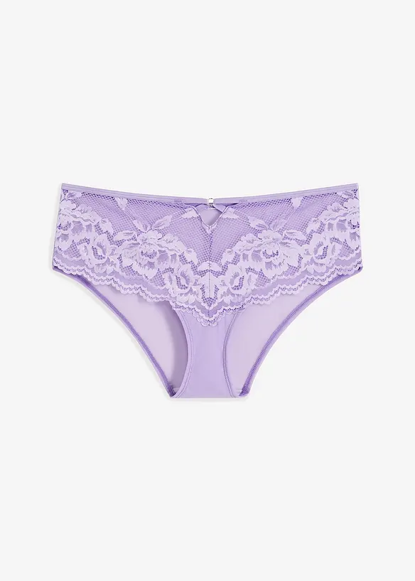 String Panty in lila von vorne - BODYFLIRT