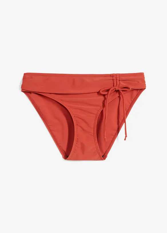 Bikinihose aus recyceltem Polyamid in rot von vorne - bpc selection