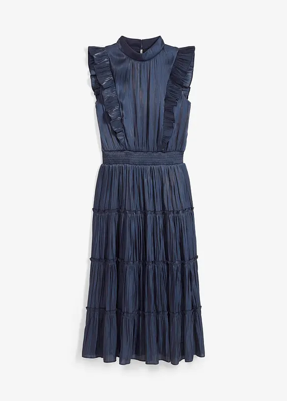 Stufenkleid dunkelblau Clearance