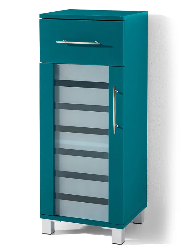 Badezimmer Schrank stehend in petrol von vorne - bonprix