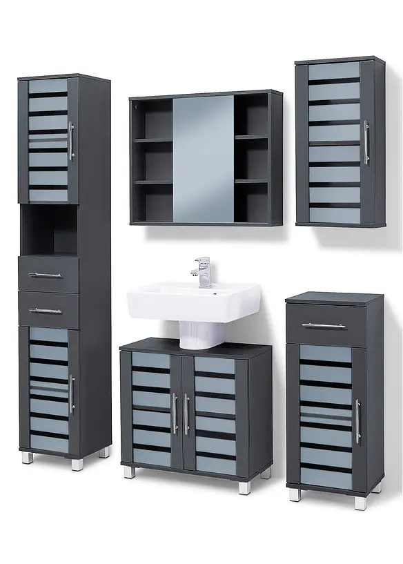 Waschbeckenunterschrank in grau (Ambiente) - bonprix