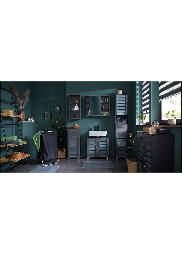 Badezimmer Schrank in grau (Ambiente) - bonprix