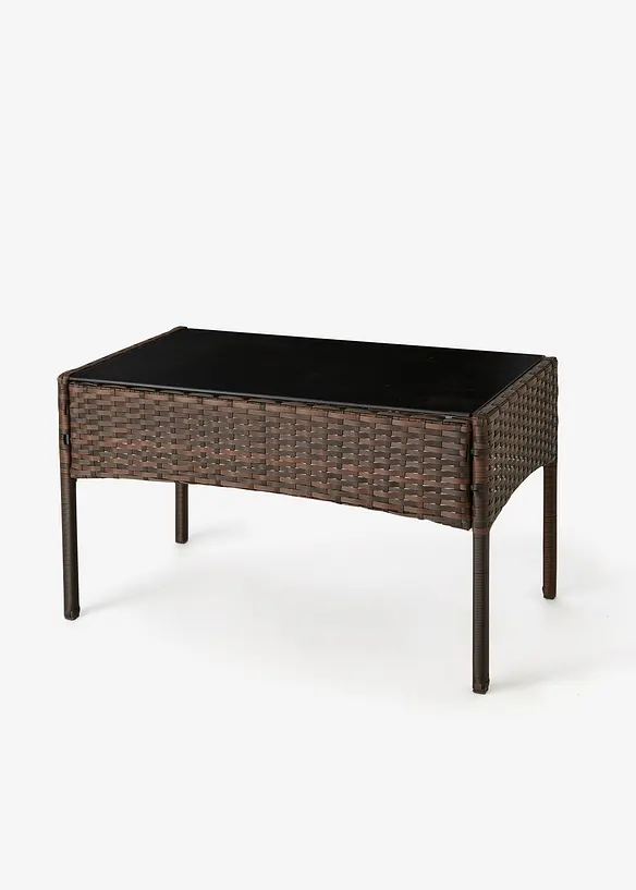 Gartenmöbel Set (4-tlg. Set) in braun - bonprix