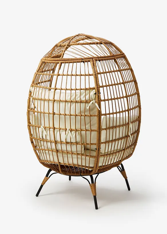 Gartensessel in beige von hinten - bonprix