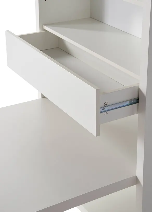 Esstisch mit Regal in weiß (Detailaufnahme) - bonprix