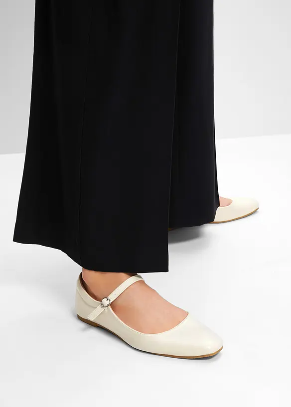 Mary-Janes in beige - bonprix