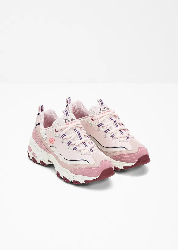 Skechers Chunky Sneaker mit Memory Foam in rosa - Skechers