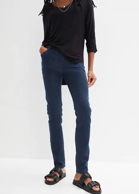 Jeggings in blau von vorne - bonprix Jeggings in blau von vorne - bonprix