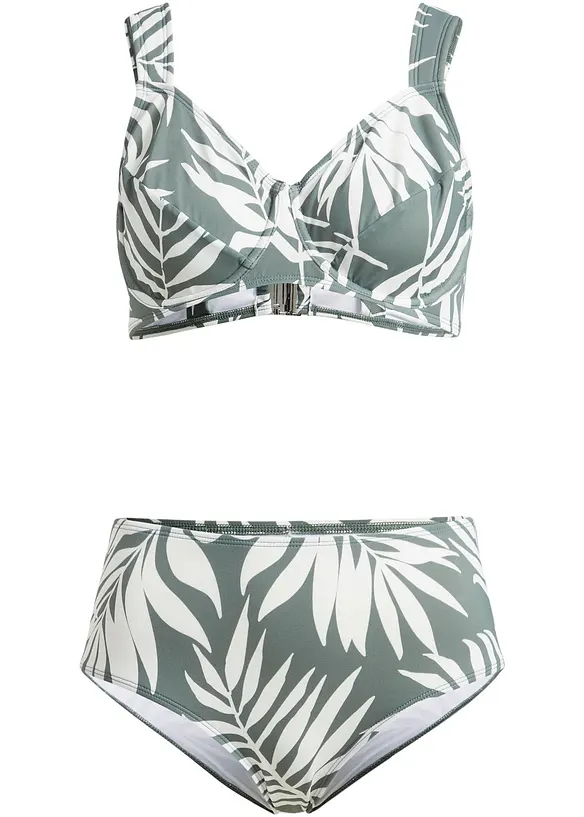 Minimizer Bikini (2-tlg.Set) in grün von vorne - bonprix