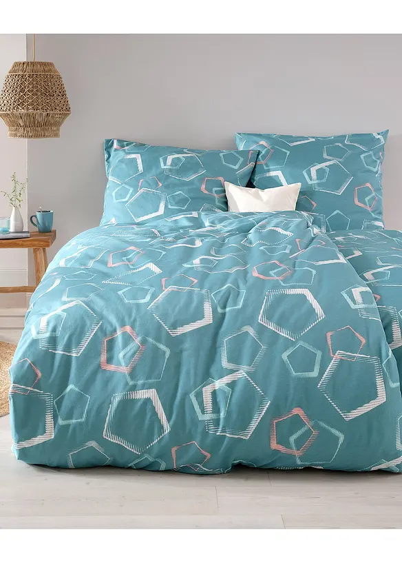 Baumwollmix-Bettwäsche in blau (Ambiente) - bonprix