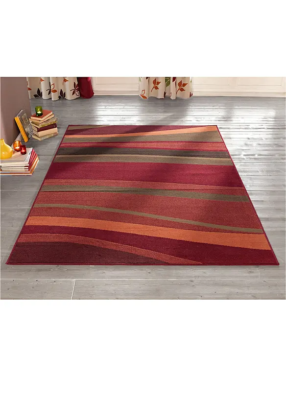 Teppich mit Wellenmusterung in rot (Ambiente) - bonprix