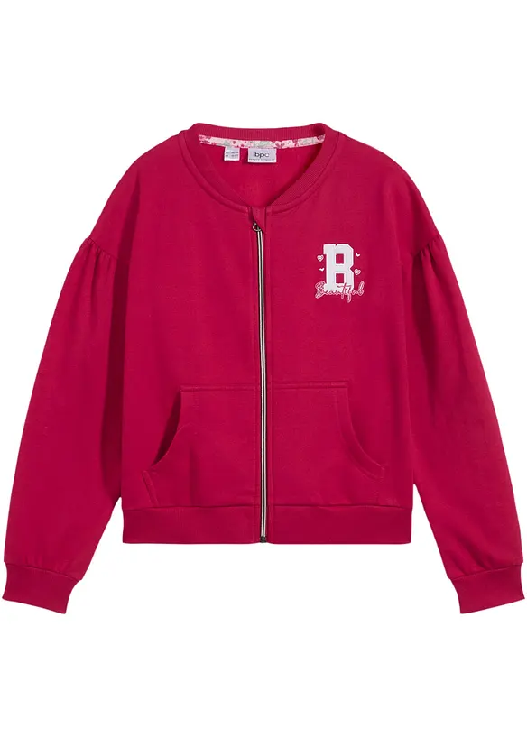 bpc bonprix collection Sweatjacke aus Bio Baumwolle