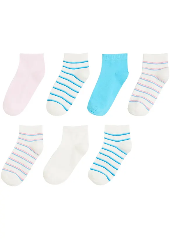 bpc bonprix collection Kurzsocken mit Bio-Baumwolle (7 Pack)