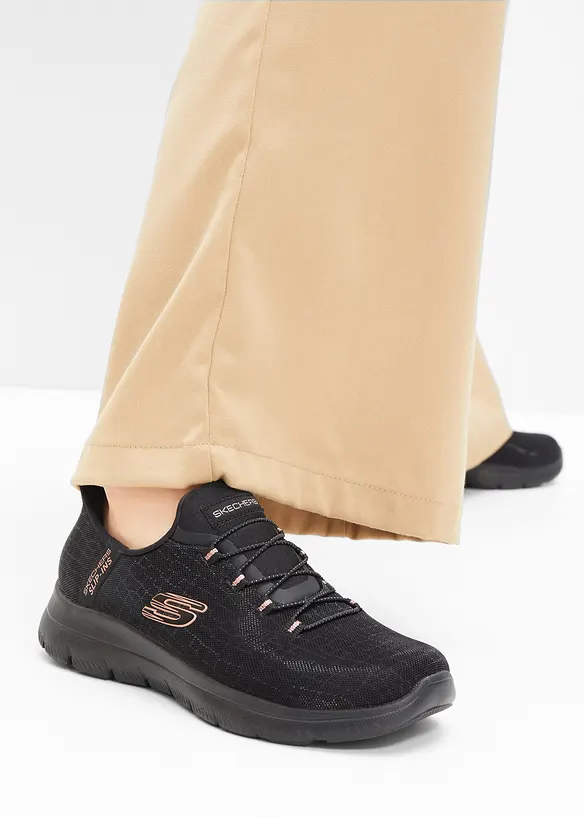 Skechers Komfort-Slip-In-Sneaker mit Memory Foam in schwarz - Skechers