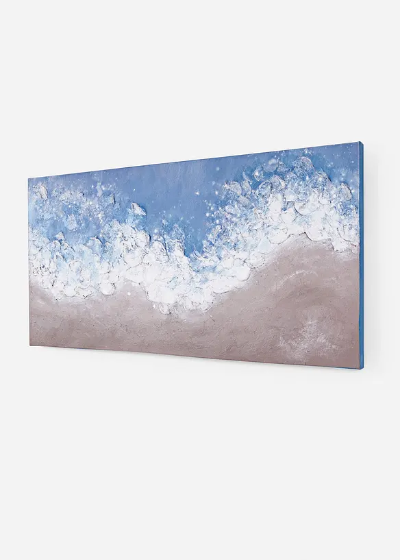 Bild mit 3D Struktur in blau von vorne - bonprix