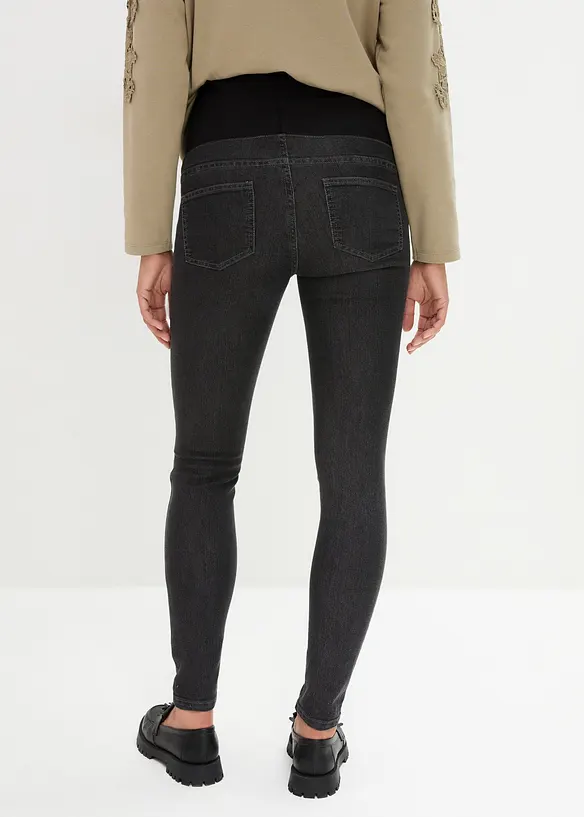 Umstandsjeggings mit Baumwolle (2er Pack), Skinny in blau von hinten - bonprix
