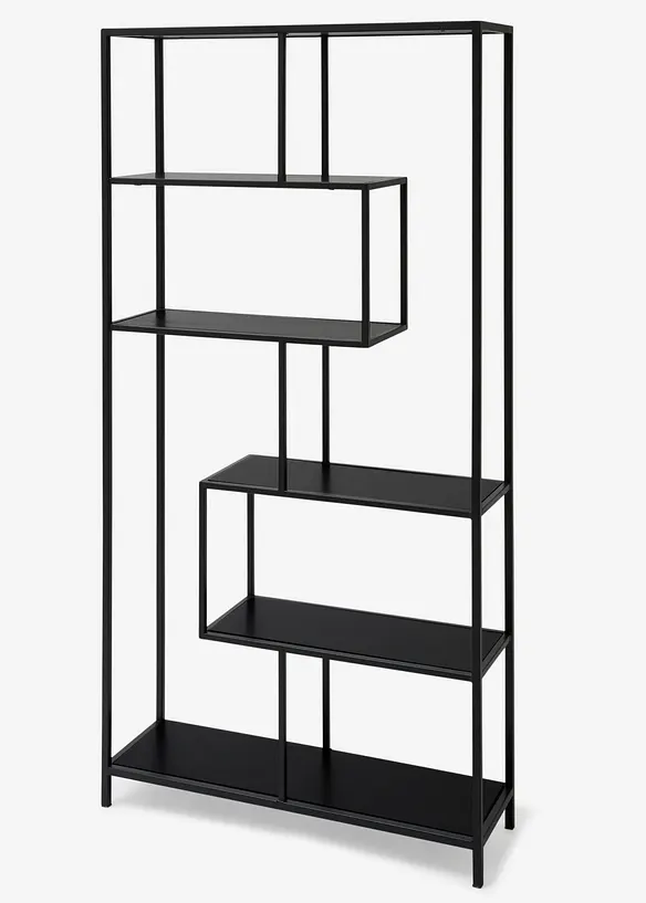 Offenes Regal in schwarz von hinten - bonprix