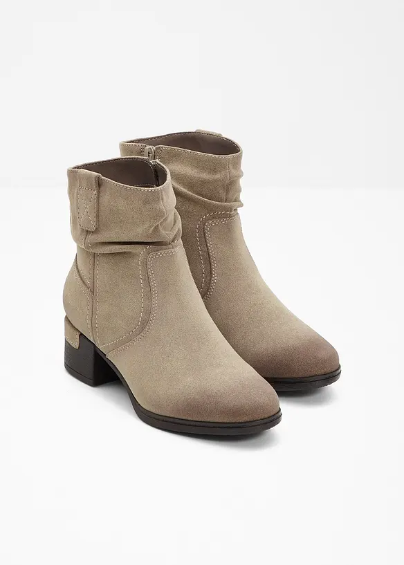 Jana Cowboy-Stiefelette in bequemer Weite in braun - Jana