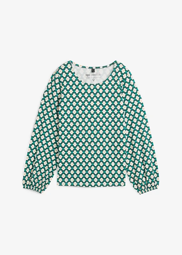 Langarmshirt in weiß von vorne - bonprix Langarmshirt in weiß von vorne - bonprix