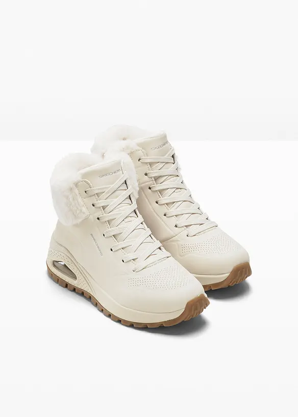 Skechers Schnürboots mit Memory Foam in beige - Skechers