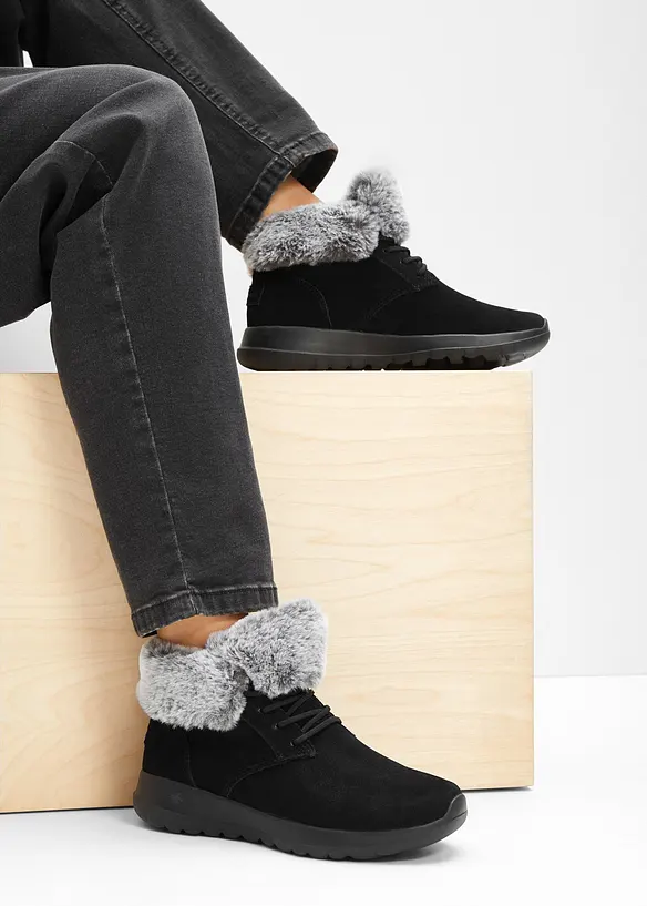 Skechers Schnürboots in schwarz - Skechers