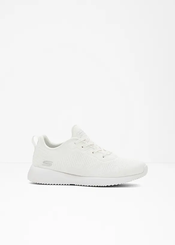 Skechers Komfort-Sneaker mit Memory Foam in weiß von vorne - Skechers