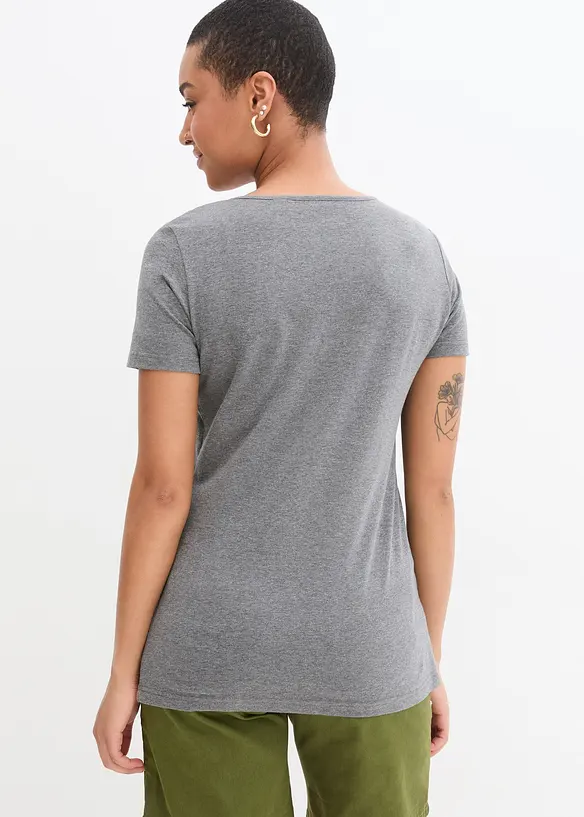 2-in-1 Umstands- und Stillshirts (2er Pack) in rosa von hinten (im Anschnitt) - bonprix
