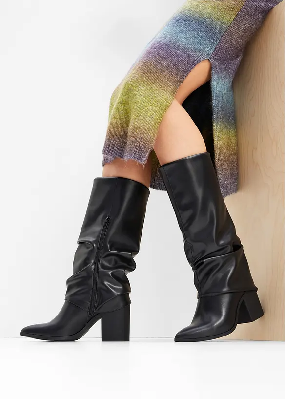 Stiefel in schwarz - bonprix