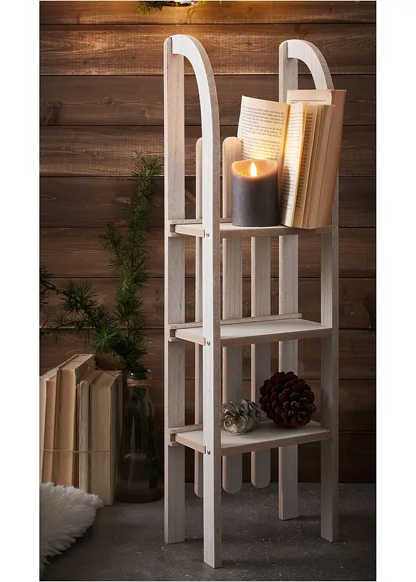 Regal in Schlittenform in beige von vorne (Ambiente) - bonprix