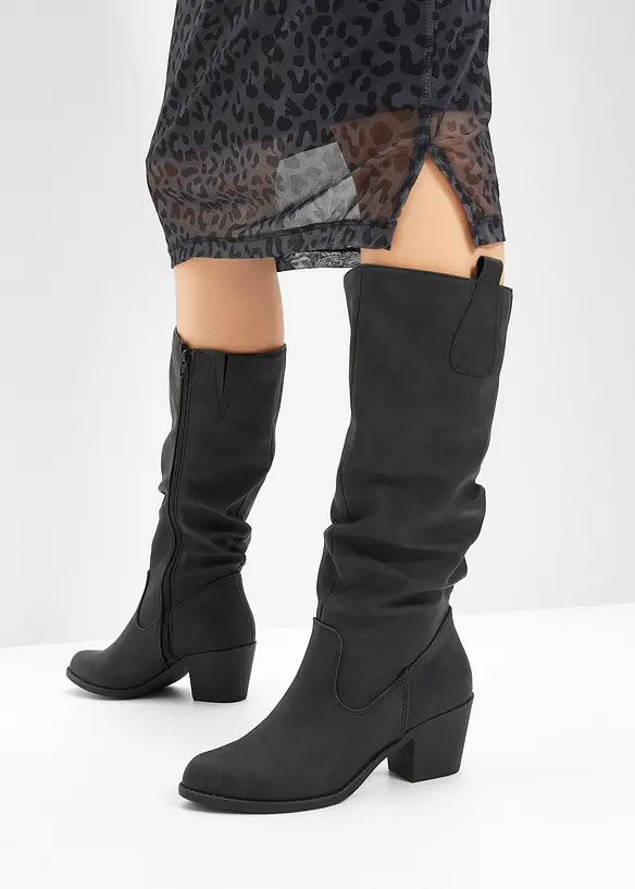 Stiefel in schwarz - bonprix