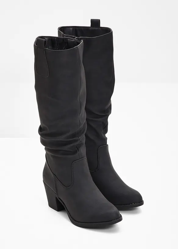 Stiefel in schwarz - bonprix