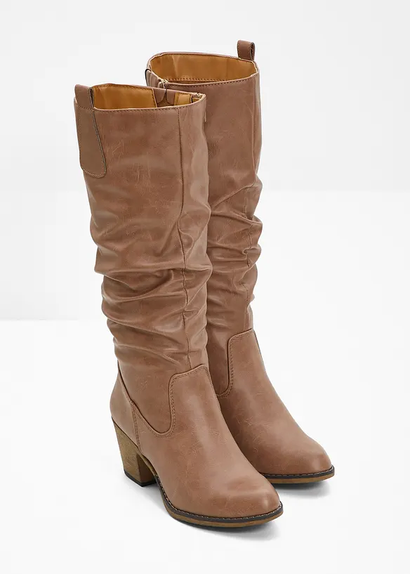 Stiefel in braun - bonprix