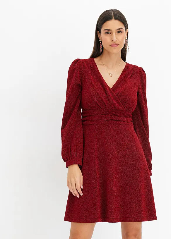 Minikleid in rot von vorne (Totalaufnahme) - bonprix