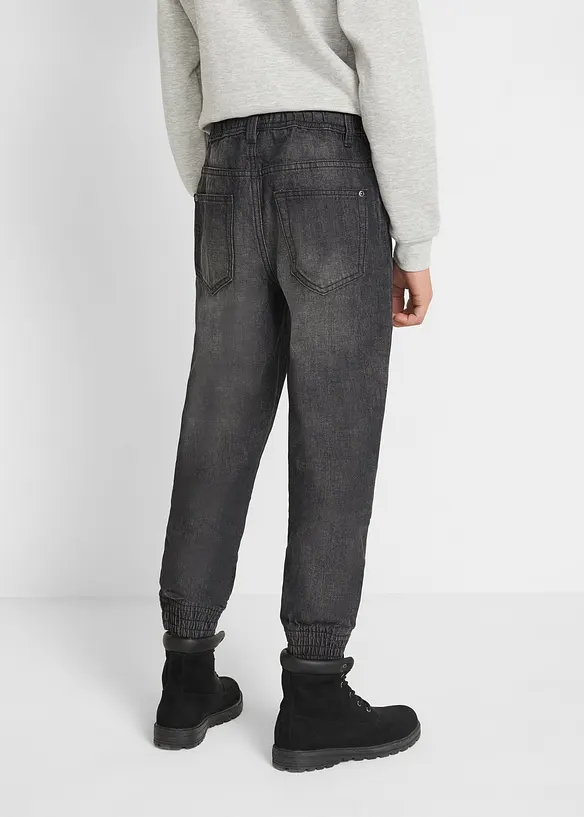 Regular Fit Schlupfjeans mit Baumwolle (2er Pack) in blau von hinten - bonprix