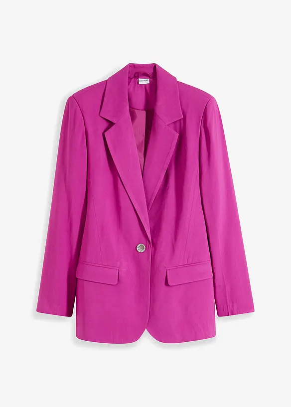 Blazer in lila von vorne - bonprix