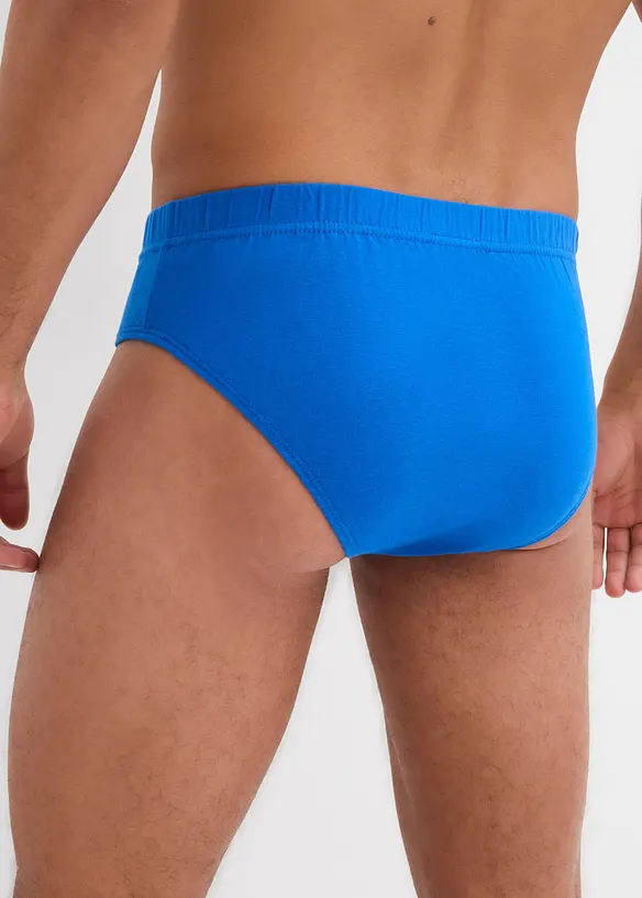 Maxislip aus Baumwolle (5er Pack) in schwarz von hinten - bonprix
