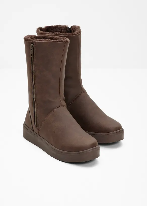 Winter Stiefel in braun - bonprix