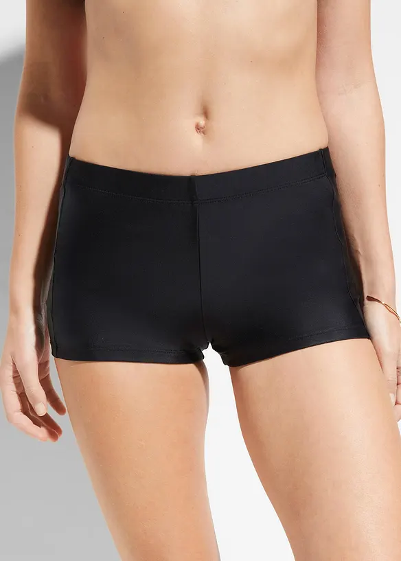 Badeshorts in schwarz von vorne - bonprix
