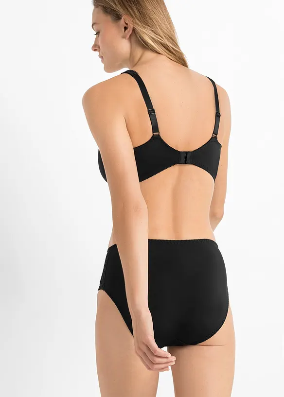 Minimizer-BH mit gepolsterten Trägern (2er Pack) in beige von hinten (im Anschnitt) - bonprix