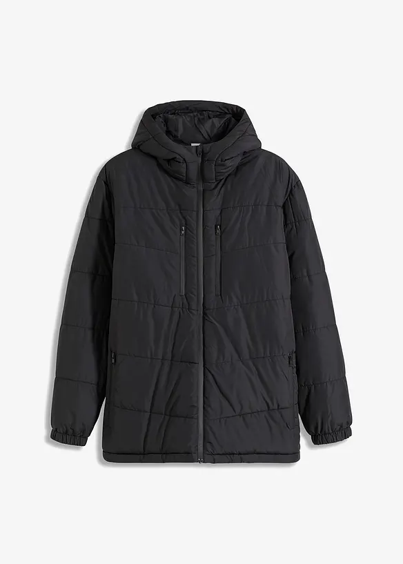 Funktionsjacke mit Bionic-Finish, wasserabweisend in schwarz von vorne - bonprix