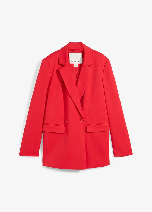 Oversize-Blazer in rot von vorne - bonprix