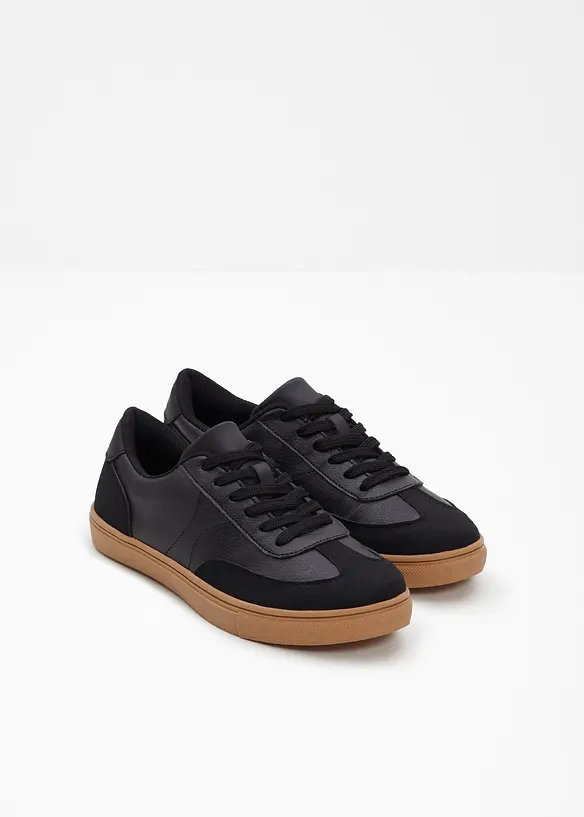 Sneaker im Retrolook in schwarz - bonprix