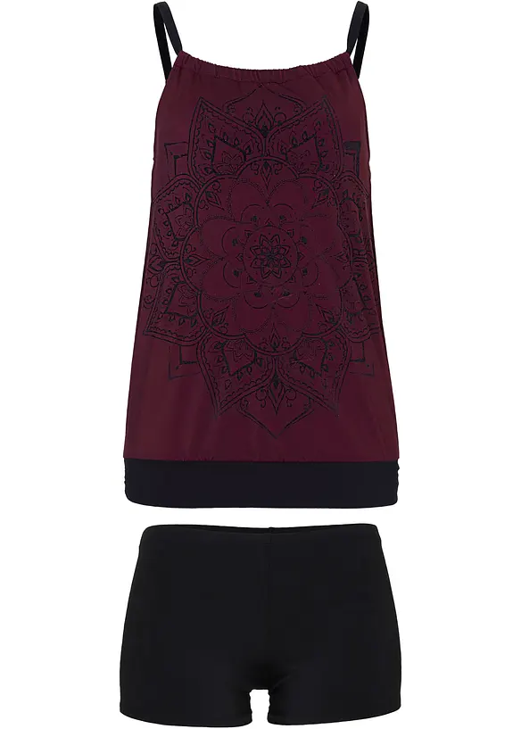 Tankini (2-tlg.Set) in lila - bonprix