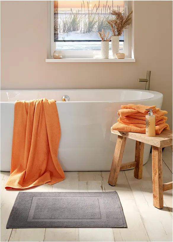 Baumwoll-Hotelmatte (2er Pack) in grau (Ambiente) - bonprix