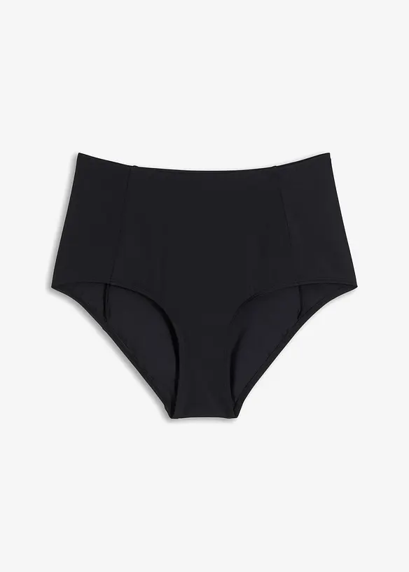 High waist Bikinihose in schwarz von vorne - bonprix