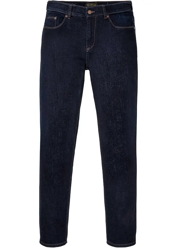 Regular Fit Multi-Stretch-Jeans m. Komfortbund Straight in blau von vorne - bonprix