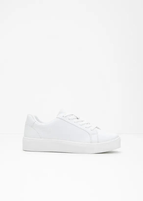 Sneaker in weiß - bonprix